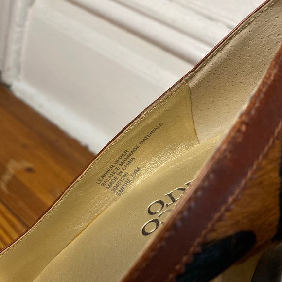 Franco Sarto Pony Hair Animal Print Pumps - Picture 7 of 8